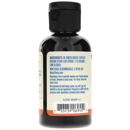 Better Stevia Liquid Sweetener, NOW